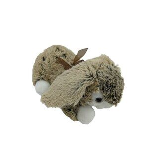 Tom's Toy bunny Rabbit plush stuffed  animal 11" brown white sparkle eyes r